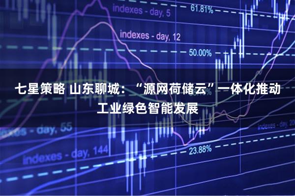七星策略 山东聊城：“源网荷储云”一体化推动工业绿色智能发展