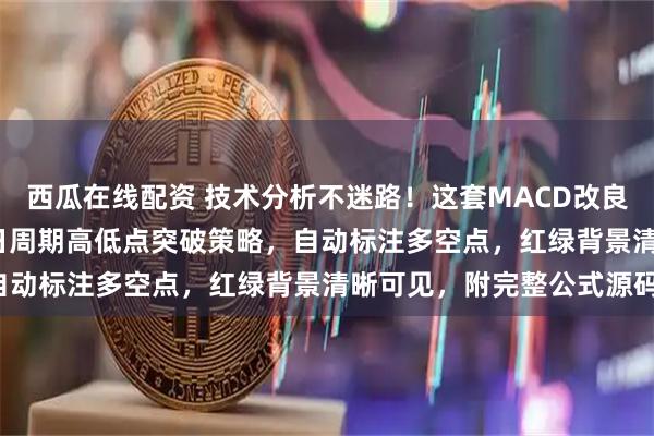 西瓜在线配资 技术分析不迷路！这套MACD改良指标绝了，MACD 20日周期高低点突破策略，自动标注多空点，红绿背景清晰可见，附完整公式源码！