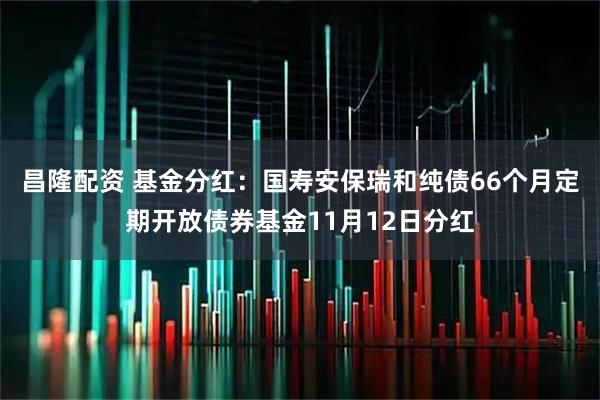 昌隆配资 基金分红:国寿安保瑞和纯债66个月定期开放债券基金11月12日分红
